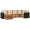 vidaXL Sectional Sofa Set 6 pcs Natural