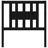 vidaXL Headboard Black 96x4x100 cm Solid Wood Pine