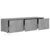 vidaXL TV Cabinet Concrete Grey 120x34x30 cm Engineered Wood