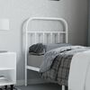 vidaXL Metal Headboard White 75 cm