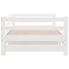 vidaXL Pull-out Day Bed without Mattress White 2x(90x190) cm