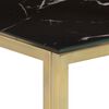 vidaXL Console Table Gold Stainless Steel and Tempered Glass