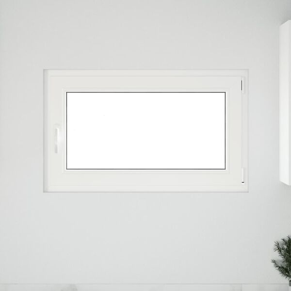 vidaXL Basement Window "RISOR" 100x70 cm Tilt&Turn DIN Right Anthracite