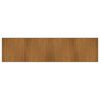 vidaXL Rug Rectangular Brown100x400 cm Bamboo