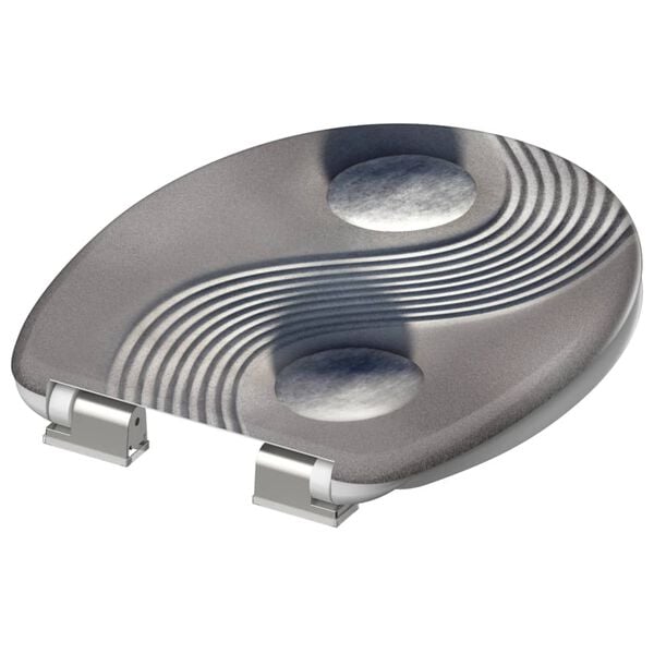 SCH&Uuml;TTE Toilet Seat with Soft-Close YIN & YANG