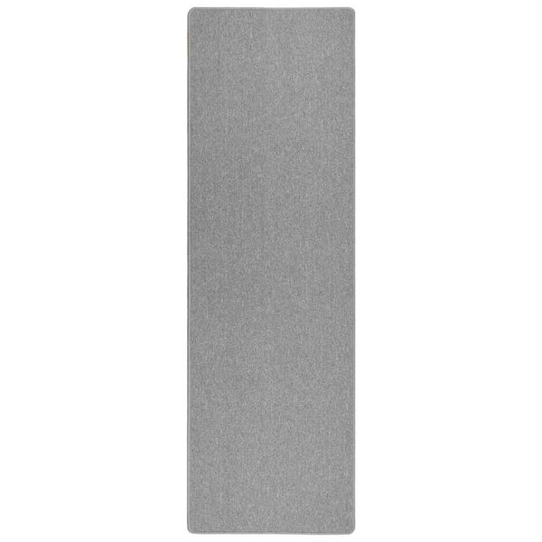 vidaXL Carpet Runner Light Grey 100 x 250 cm 100% Polypropylene
