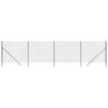 vidaXL Wire Mesh Fence Anthracite 2.2x10 m Galvanised Steel