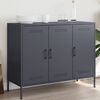 vidaXL Sideboard Anthracite 100.5x39x79 cm Steel