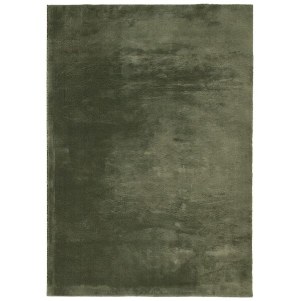 vidaXL Rug HUARTE Short Pile Soft and Washable Forest Green 160x230 cm