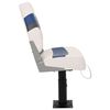 vidaXL Boat Seat with Pedestal Height Adjustable 360&deg; Rotatable