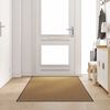 vidaXL Doormat Other Cream and Black 120 x 300 cm Polyamide and PVC