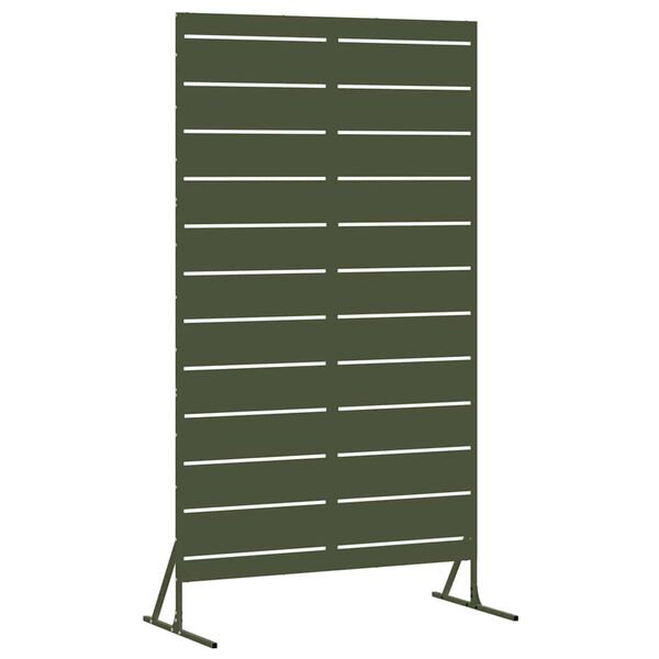 vidaXL Privacy Screen Olive 100 x 50 x 180 cm Steel