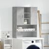 vidaXL Washing Machine Cabinet Concrete Grey 70.5x25.5x90 cm
