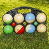 HI 10 Piece Boules Game Set Wood