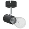 vidaXL Ceiling Spotlight Black 6.5 x 6 x 11.5 cm Steel