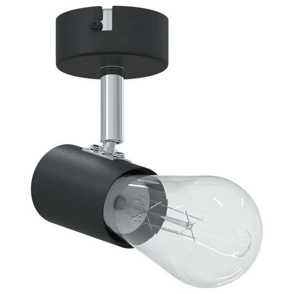 vidaXL Ceiling Spotlight Black 6.5 x 6 x 11.5 cm Steel
