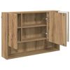 vidaXL Mirror Cabinet Artisan Oak 80 x 17 x 55 cm Engineered Wood