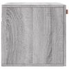 vidaXL Wall Cabinet Grey Sonoma 60x36.5x35 cm Engineered Wood