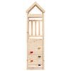 vidaXL Play Tower Brown 53 x 110.5 x 214 cm Solid Pine Wood