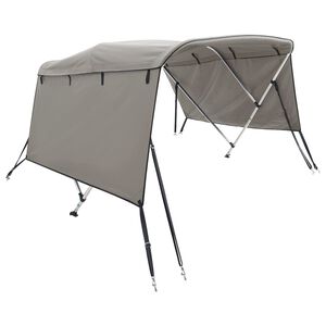 vidaXL 3-bow Bimini Top with Sidewalls 183x(137-152)x137 cm
