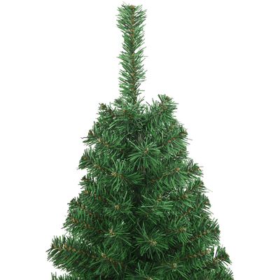 vidaXL Artificial Christmas Tree with Thick Branches Green 120 cm PVC