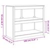 vidaXL Outdoor Kitchen Cabinet 106x55x92 cm Solid Wood Douglas