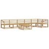 vidaXL Outdoor Sofa Set 7 pcs White 79 x 79 x 37 cm Solid Acacia Wood