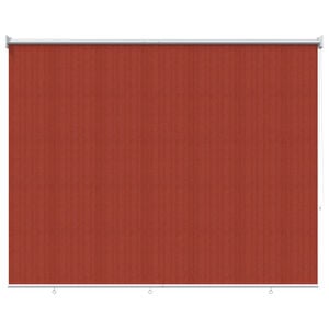 vidaXL Outdoor Roller Blind 90% UV Block Terracota 140 x 140 cm HDPE
