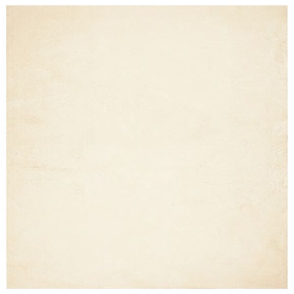 vidaXL Rug HUARTE Short Pile Soft and Washable Cream 240x240 cm
