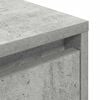 vidaXL Bedside Cabinet with LED Lights&nbsp;Concrete Grey 38x34x50 cm