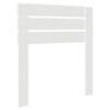vidaXL Headboard with Headboard White 75 cm Engineered wood