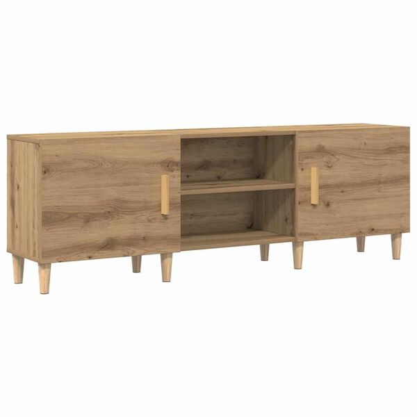 vidaXL TV Cabinet Artisan oak 150 x 30 x50 cm Engineered Wood