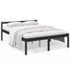 vidaXL Senior Bed without Mattress Black 150x200cm King Size
