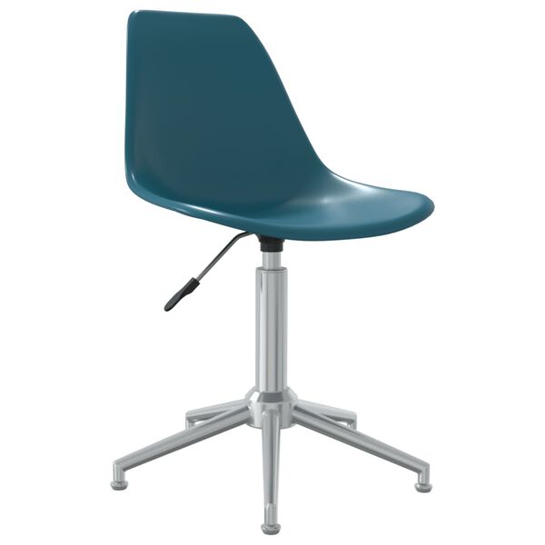 vidaXL Swivel Office Chair Turquoise PP