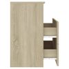 vidaXL Bed Cabinet Sonoma Oak 50x32x60 cm