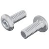 vidaXL Head Lock Screw 2 pcs Silver M6 x 15 mm Steel