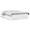 vidaXL Bed Frame with Drawers without Mattress White 140x200 cm