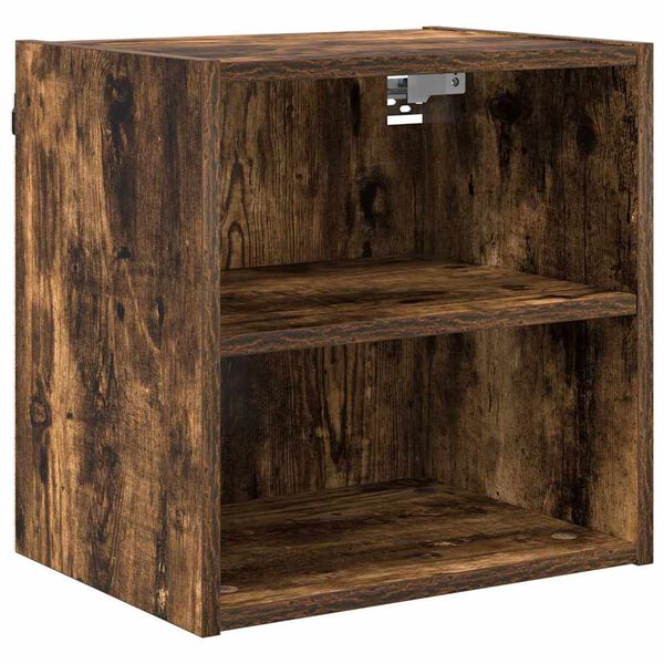 vidaXL Hanging Cabinet Smoked Oak 40 x 29.5 x 40 cm Engineered Wood