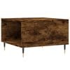 vidaXL Coffee Table Smoked Oak 55x55x36.5 cm Engineered Wood