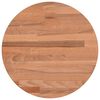 vidaXL Table Top &Oslash;30x2.5 cm Round Solid Wood Beech