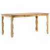 vidaXL Dining Table 160x80x76 cm Solid Reclaimed Wood