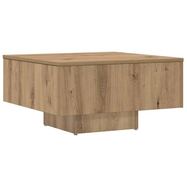 vidaXL Coffee Table Artisan Oak 60x60x31.5 cm Engineered Wood