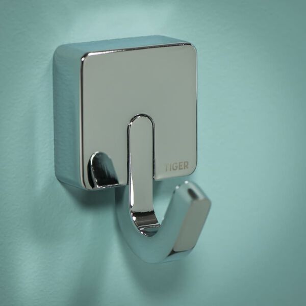 Tiger Towel Hook Impuls Chrome Metal 4.8x5.5 cm 387130346