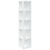 vidaXL Corner cabinets 33 x 33 x 165 cm Engineered wood White