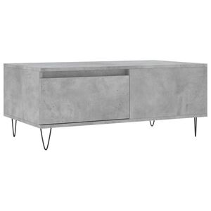 vidaXL Coffee Table Concrete Grey 90x50x36.5 cm Engineered Wood