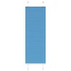 vidaXL Pleated Blind Blue 45x150 cm Fabric Width 44.4 cm Polyester