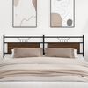 vidaXL Headboard Brown Oak 193 cm Engineered Wood and Steel