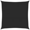 vidaXL Sunshade Sail 160 g/m&sup2; Black 6x6 m HDPE