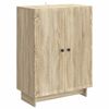 vidaXL Sideboard Sonoma Oak 66 x 34.5 x 90 cm Engineered Wood