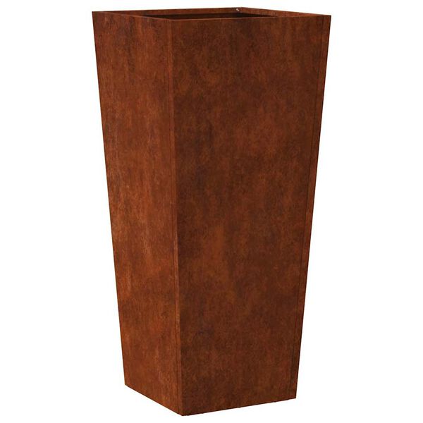 vidaXL Garden Planter 35x35x75 cm Weathering Steel